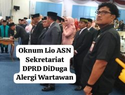 Lio Oknum ASN Sekretariat DPRD Lahat  Diduga Bikin Himbauan Kisruh Dan Usir Wartawan