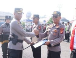 16 Orang Personil Polres Lahat Polda Sumsel Mendapat Penghargaan