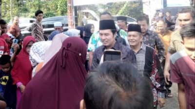 Kehadiran Yulius Maulana Disambut Dengan Tarian Khas Daerah.