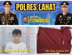 Kapolsek Merapi Polres Lahat Amankan TSK Penganiayaan Dan Pemilik Senpi